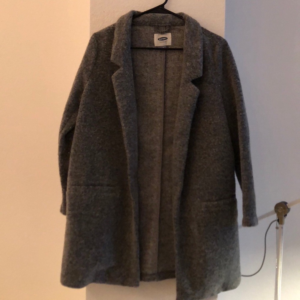 Old Navy long fleece coat